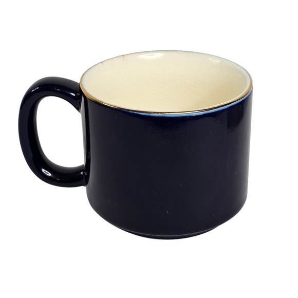 Tennessee Coffee Mug Cup Blue & Gold Trim State Capital Map Mockingbird Expresso - Picture 4 of 7